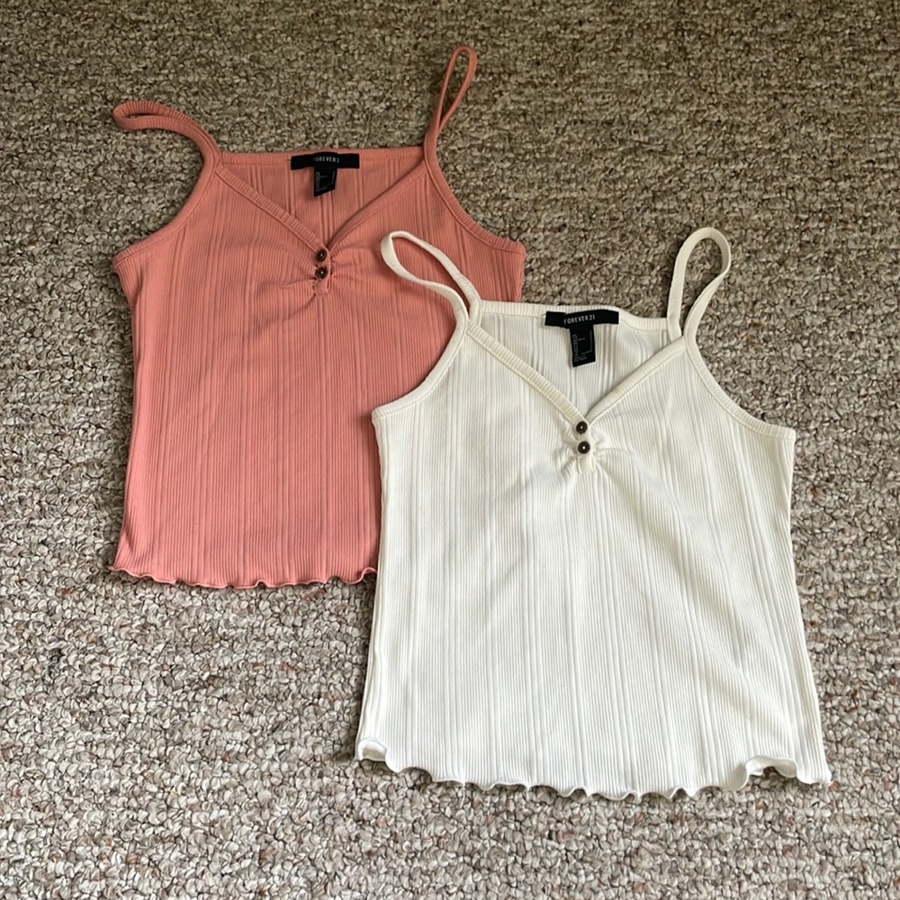 Plain tank tops